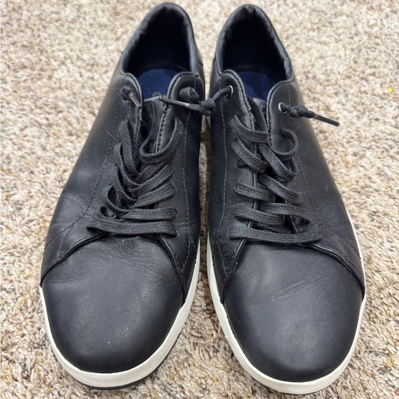 Cole Haan Grandpro Black Leather Sneakers - Picture 1 of 5